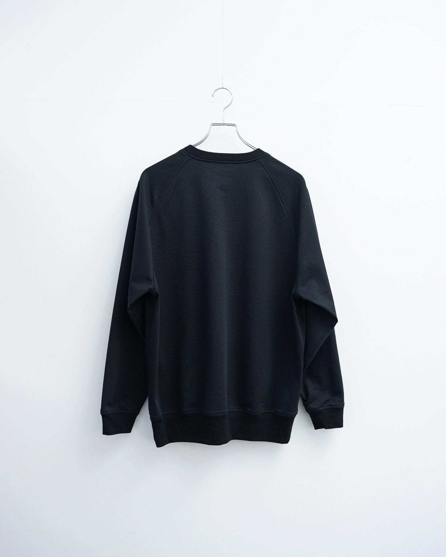 Cale　カル　36G GAUGE FLEECE L/S SWEAT  背面　ブラック