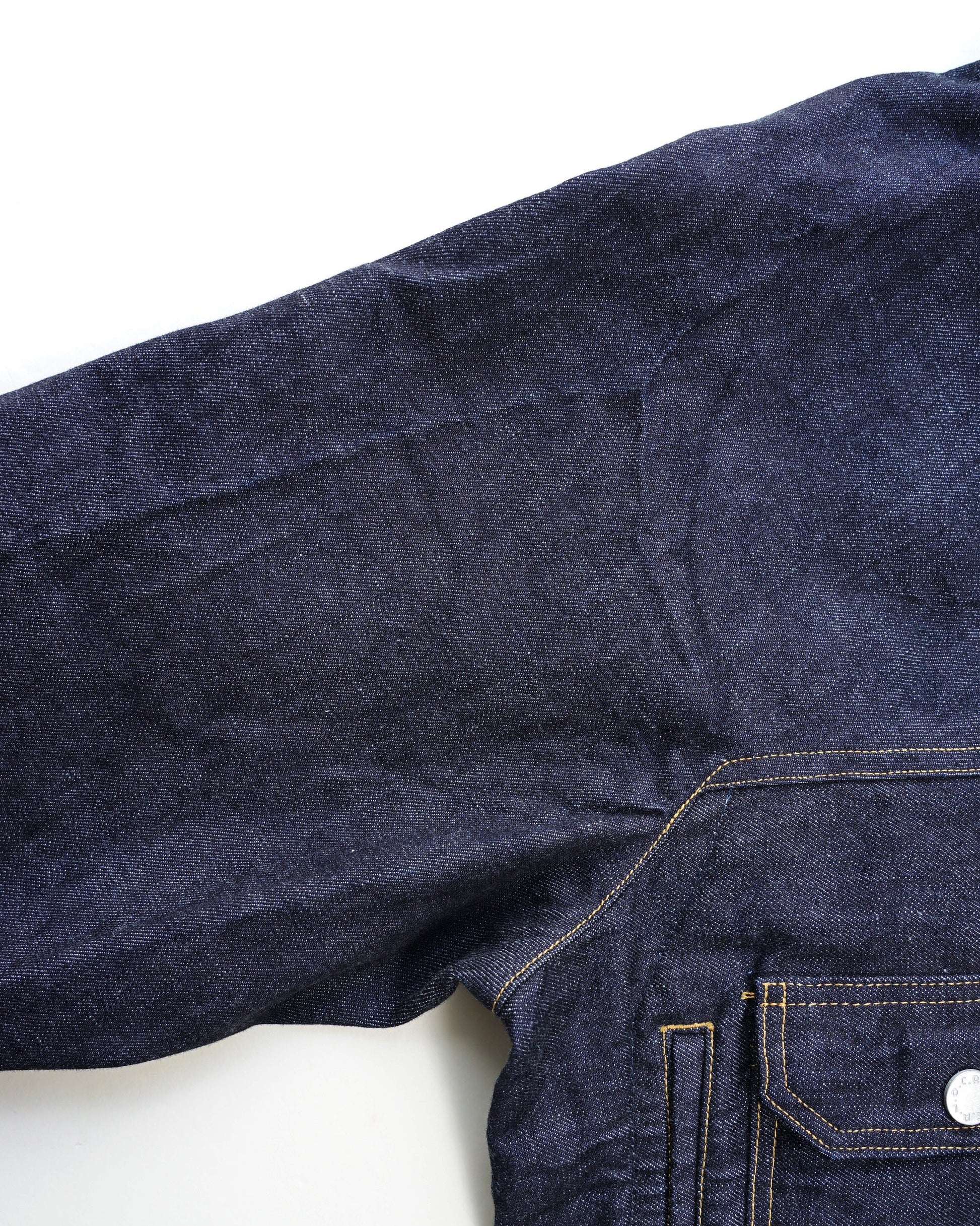 デニム　袖のパターン　