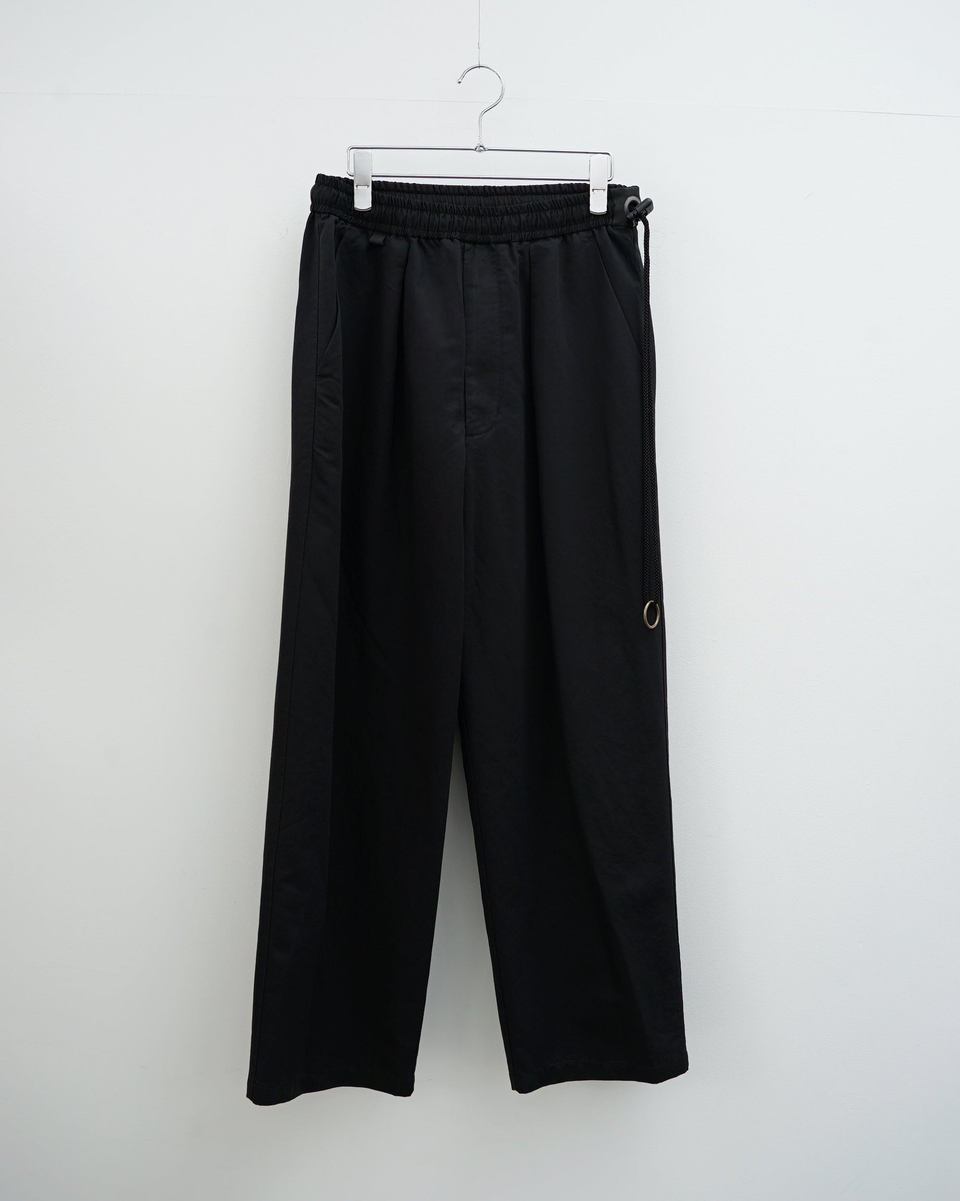 barbell object バーベルオブジェクト　sk pt  チノパン　スラックス　black 正面