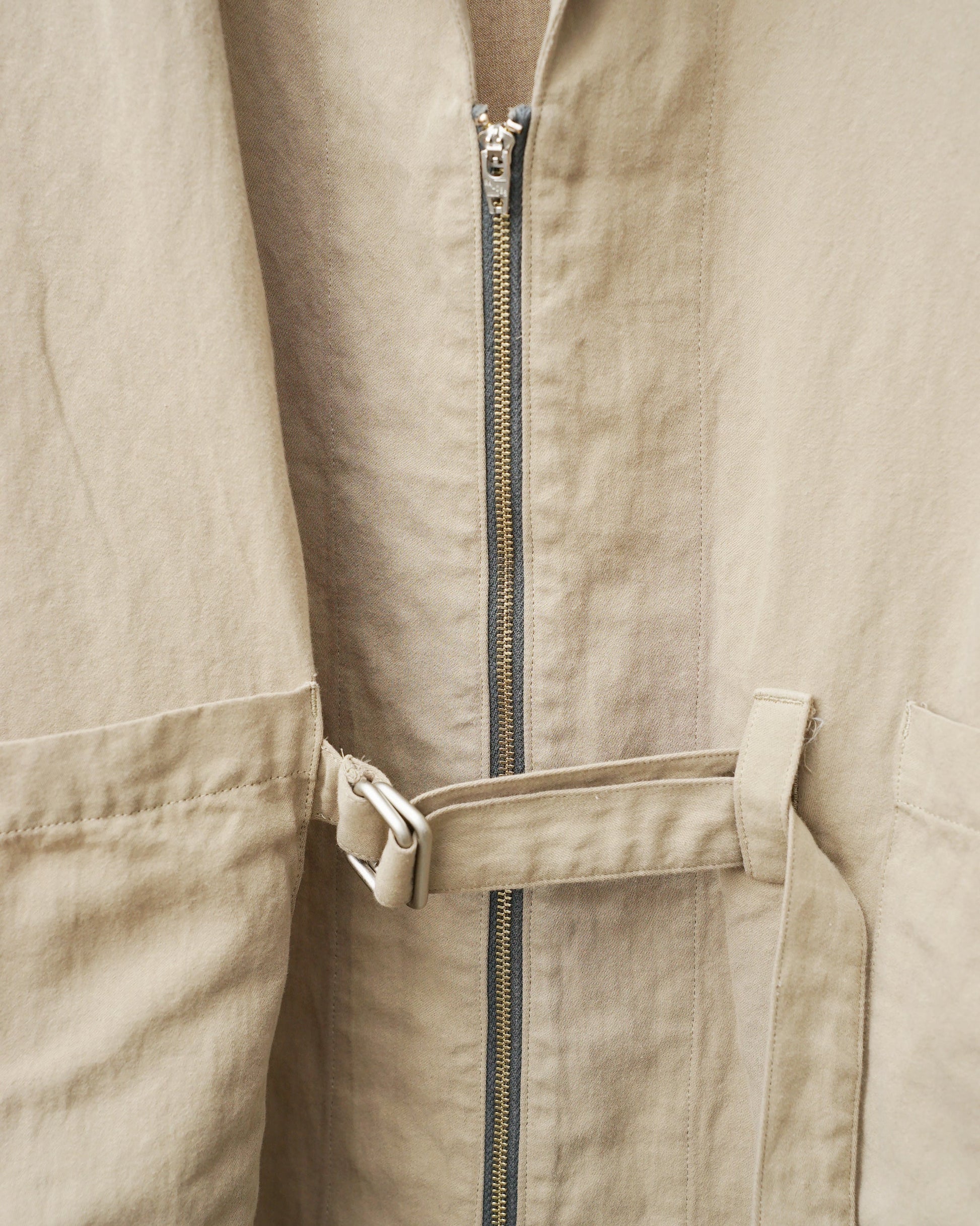 barbell object　バーベルオブジェクト　belted jkt ベルテッドジャケット　フロントディテール