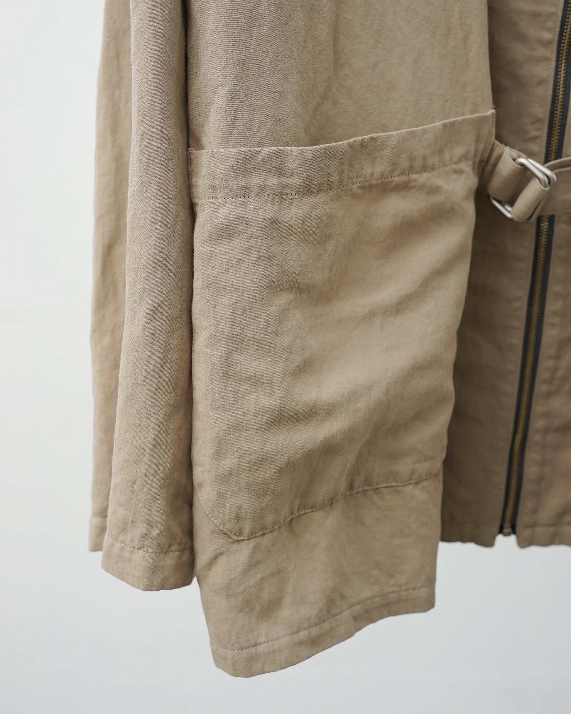 barbell object　バーベルオブジェクト　belted jkt ベルテッドジャケット　ポケット部分