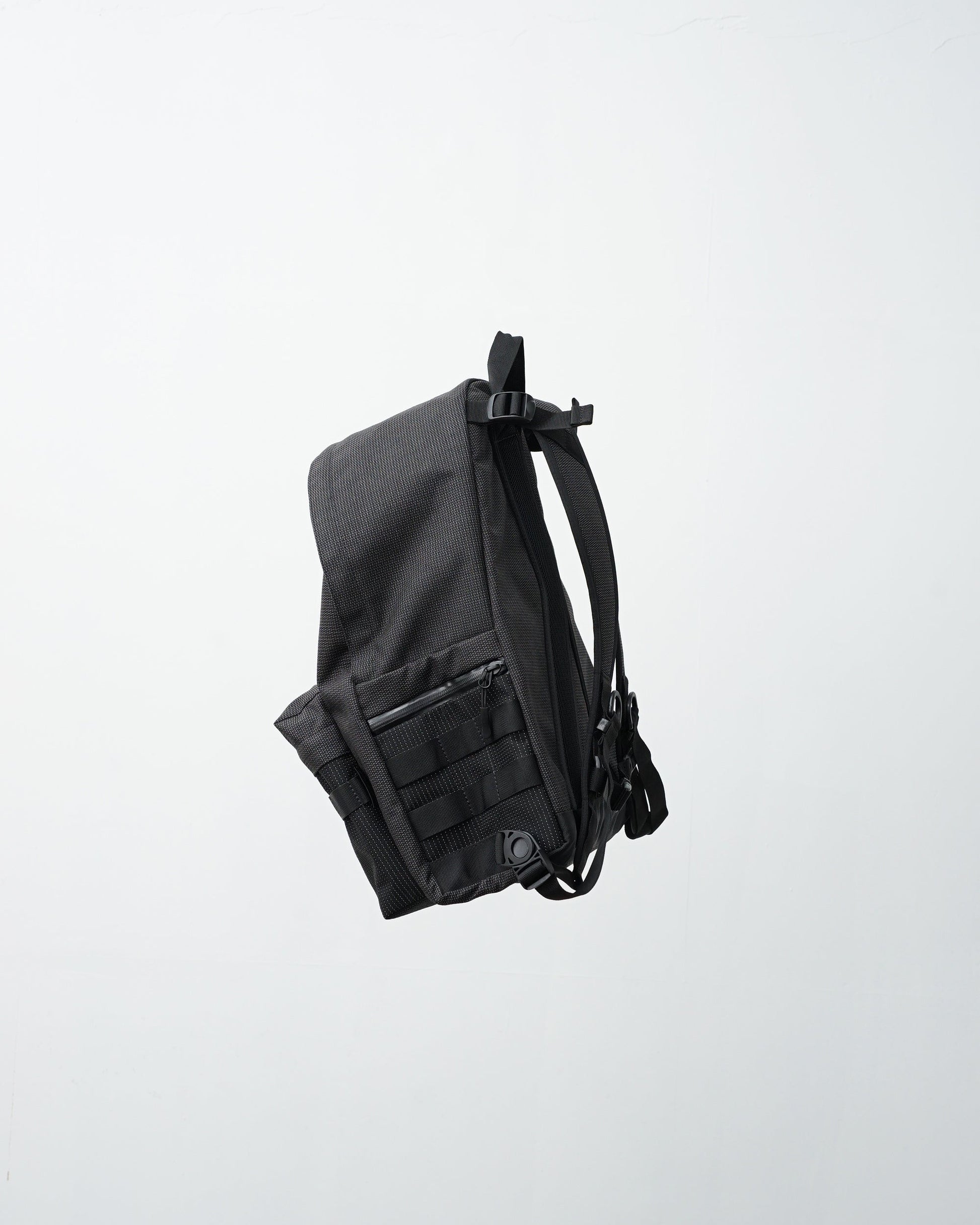 bagjack 　 O -　  daypack m 　バッグジャック　デイバッグ　レイチョウルイラボ　ブラック　側面
