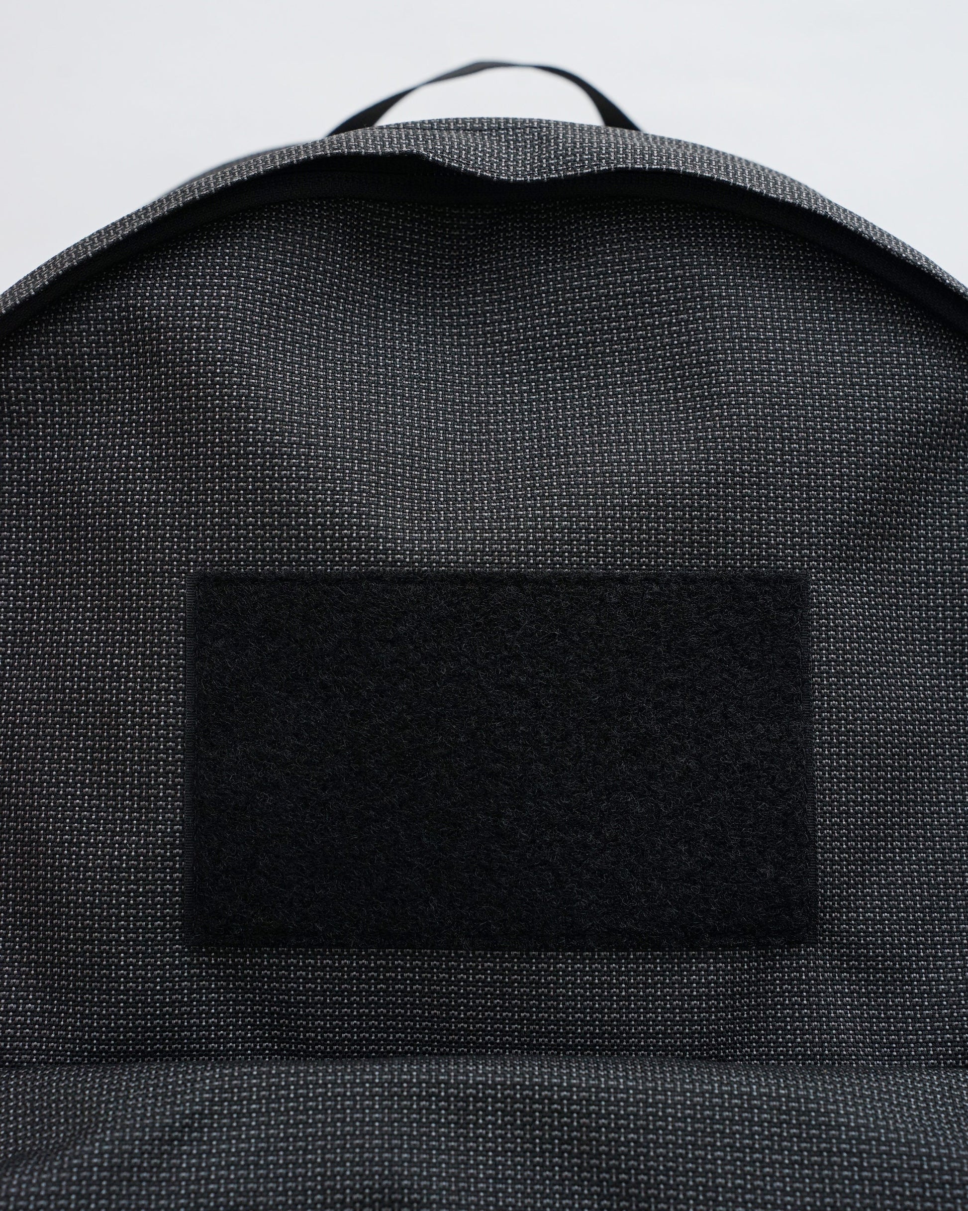 bagjack 　 O -　  daypack m 　バッグジャック　デイバッグ　レイチョウルイラボ　ブラック　フロント　マジックテープ