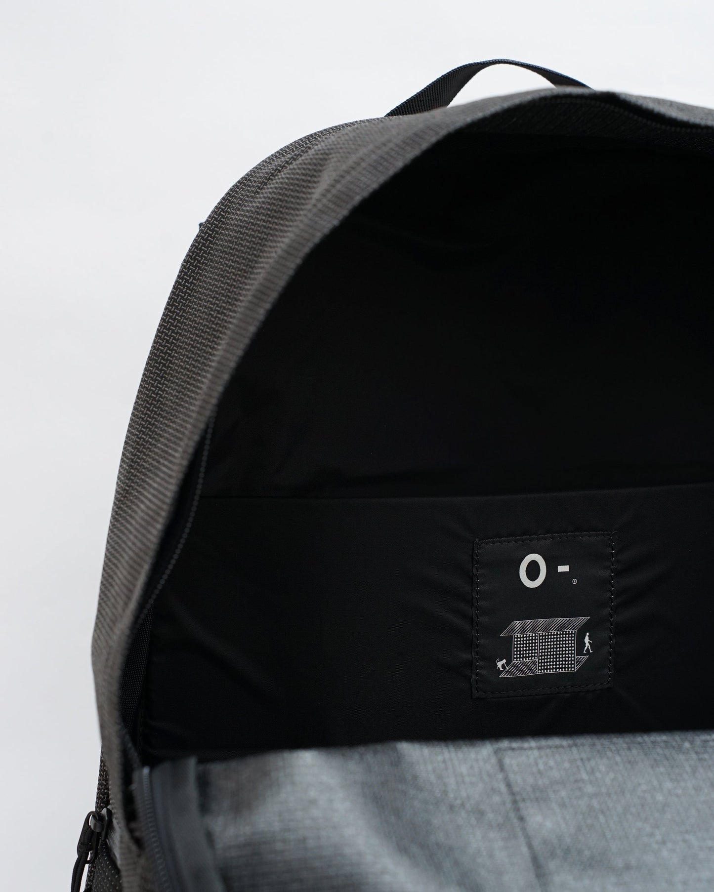 bagjack 　 O -　  daypack m 　バッグジャック　デイバッグ　レイチョウルイラボ　ブラック　内装　タグ