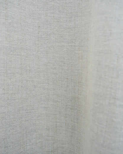 Aquellos Ojos Verdes アケヨス　オホス　ヴェルデス　Colonial shirt jacket　コロニアルシャツジャケット　グレー　生地のアップ