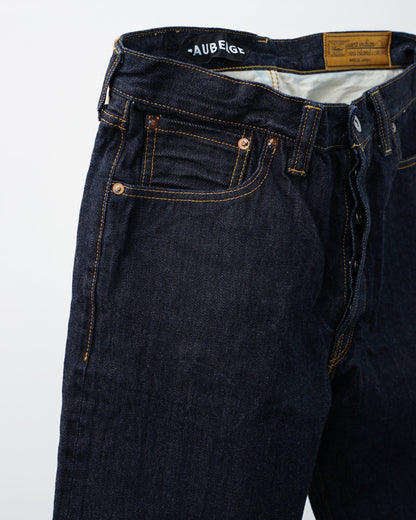 AUBERGE オーベルジュ　CARIB XX　デニムパンツ　海島綿　カリビンアンシーアイランドコットン　コインポケット　Indigo  