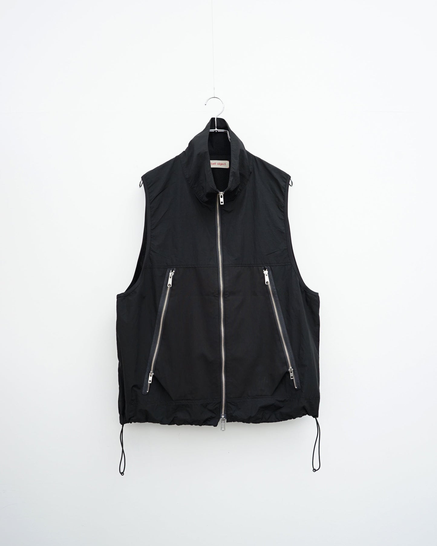 barbell object　バーベルオブジェクト　un vest　ベスト　正面　black