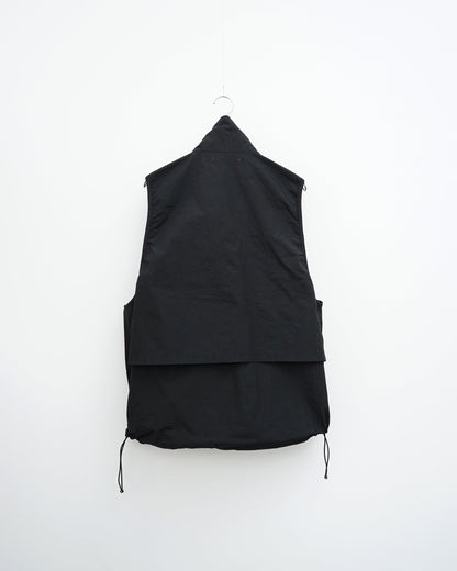 barbell object　バーベルオブジェクト　un vest　ベスト　背面　black