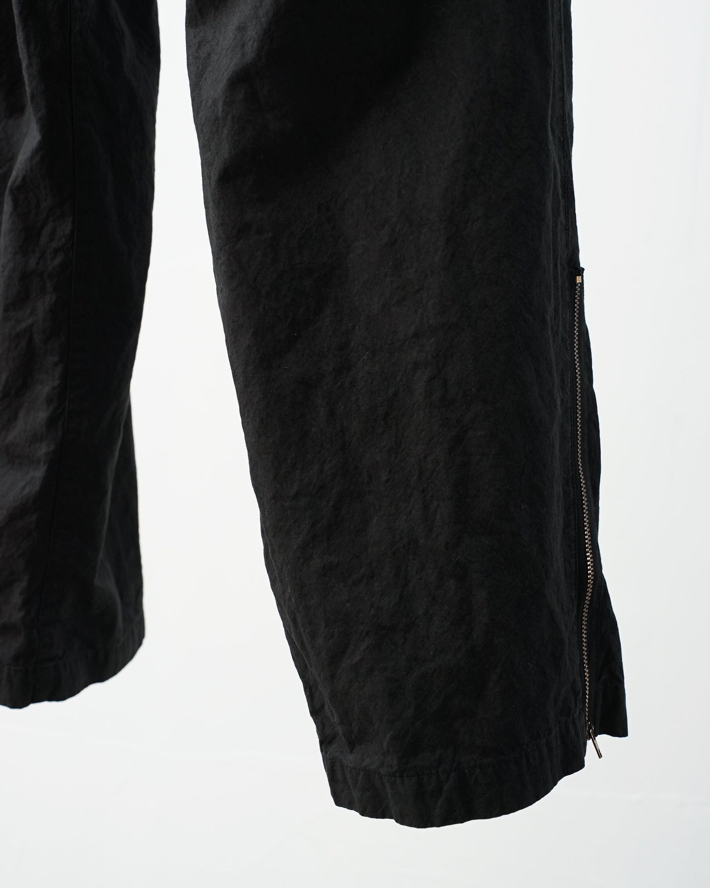 barbell object　バーベルオブジェクト　zipper pt　ジッパーパンツ　ミリタリーパンツ　ジップ部分　black