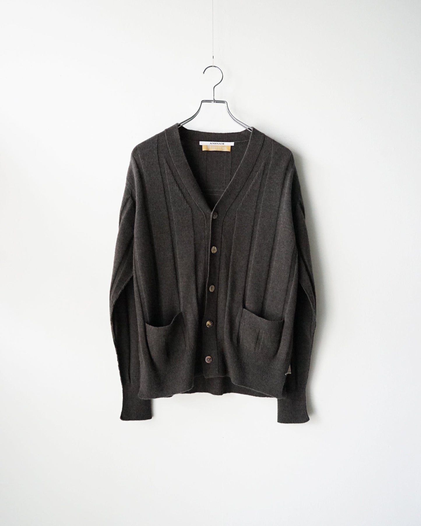 ANSNAM Rriverrun　Yak Wool Knit Cardigan