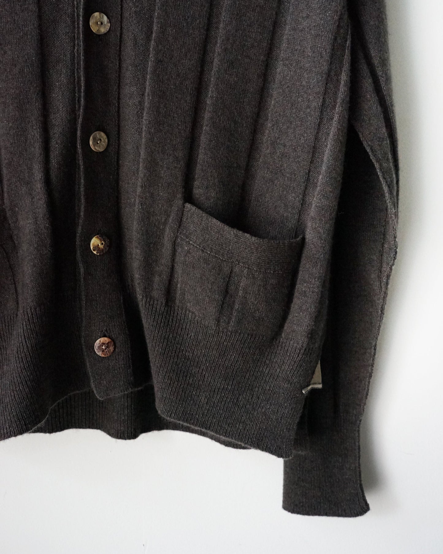 ANSNAM Rriverrun　Yak Wool Knit Cardigan