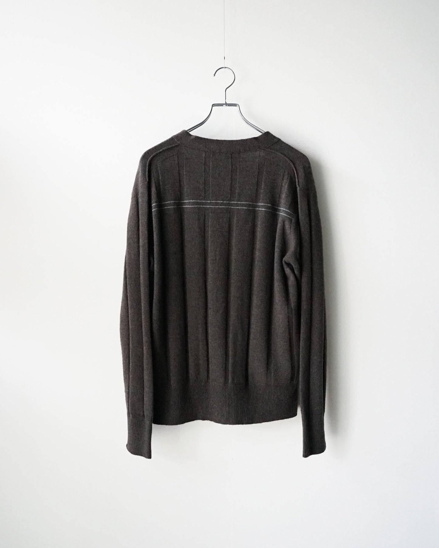 ANSNAM Rriverrun　Yak Wool Knit Cardigan