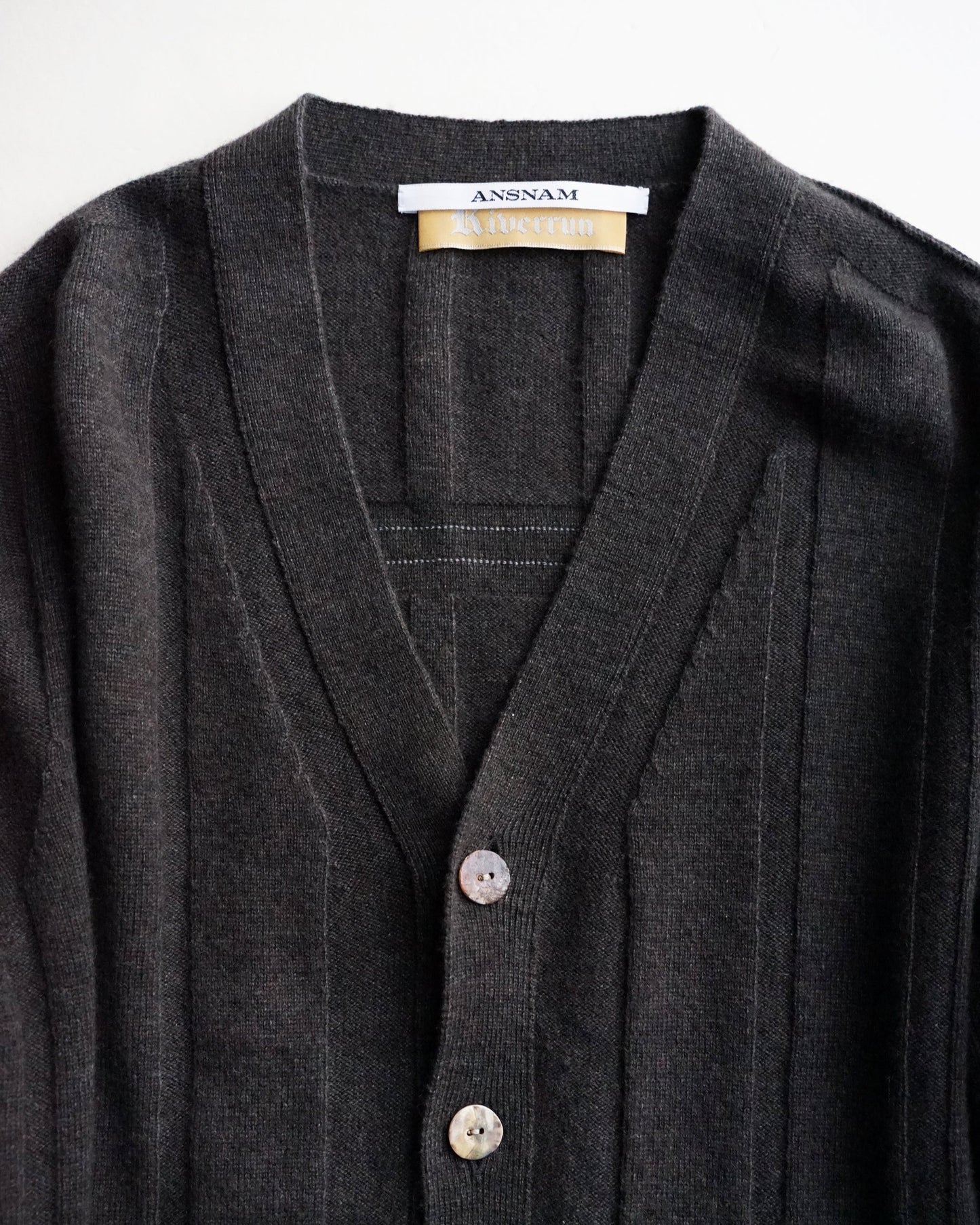 ANSNAM Rriverrun　Yak Wool Knit Cardigan