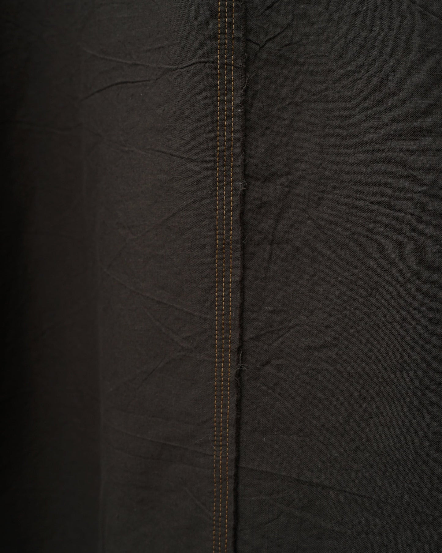 Cale カル　KHADI COTTON GARMENT DYED JACKET　カディコットン　テーラードジャケット　スミクロ　ステッチ部分
