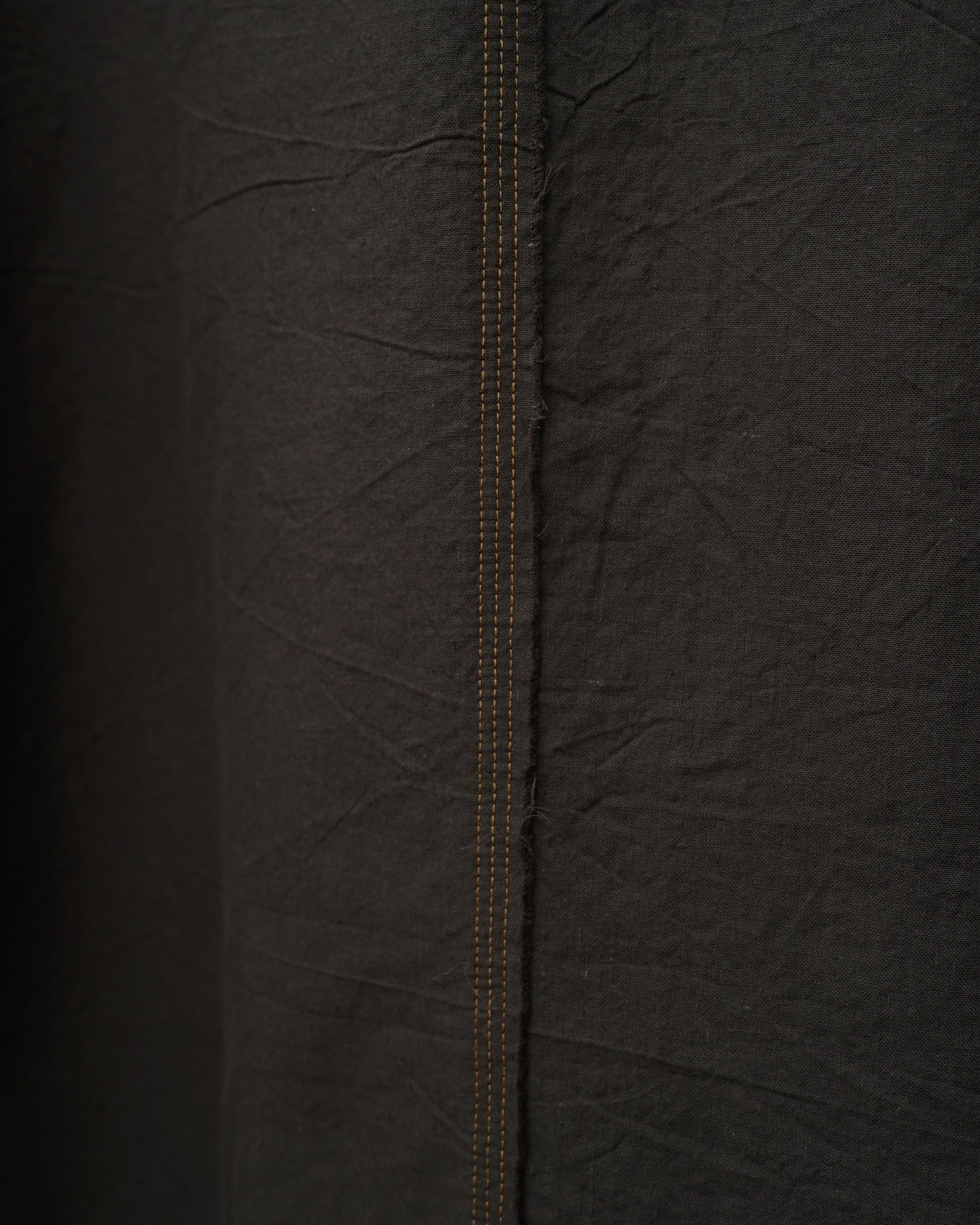 Cale カル　KHADI COTTON GARMENT DYED JACKET　カディコットン　テーラードジャケット　スミクロ　ステッチ部分