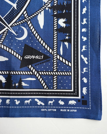 GRAMICCI × and wander　yosemite graphic bandana