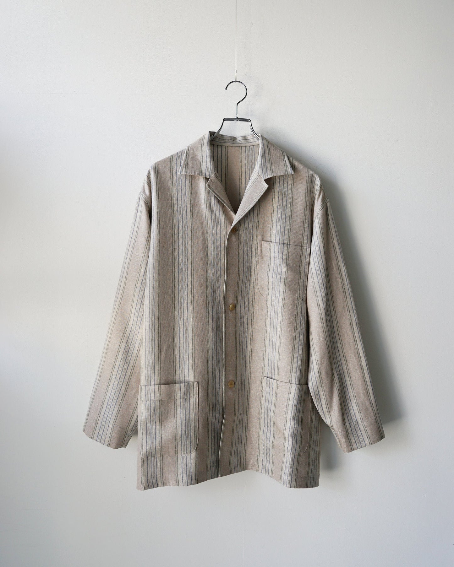 Cale　LINEN WOOL SILK STRIPE JACKET