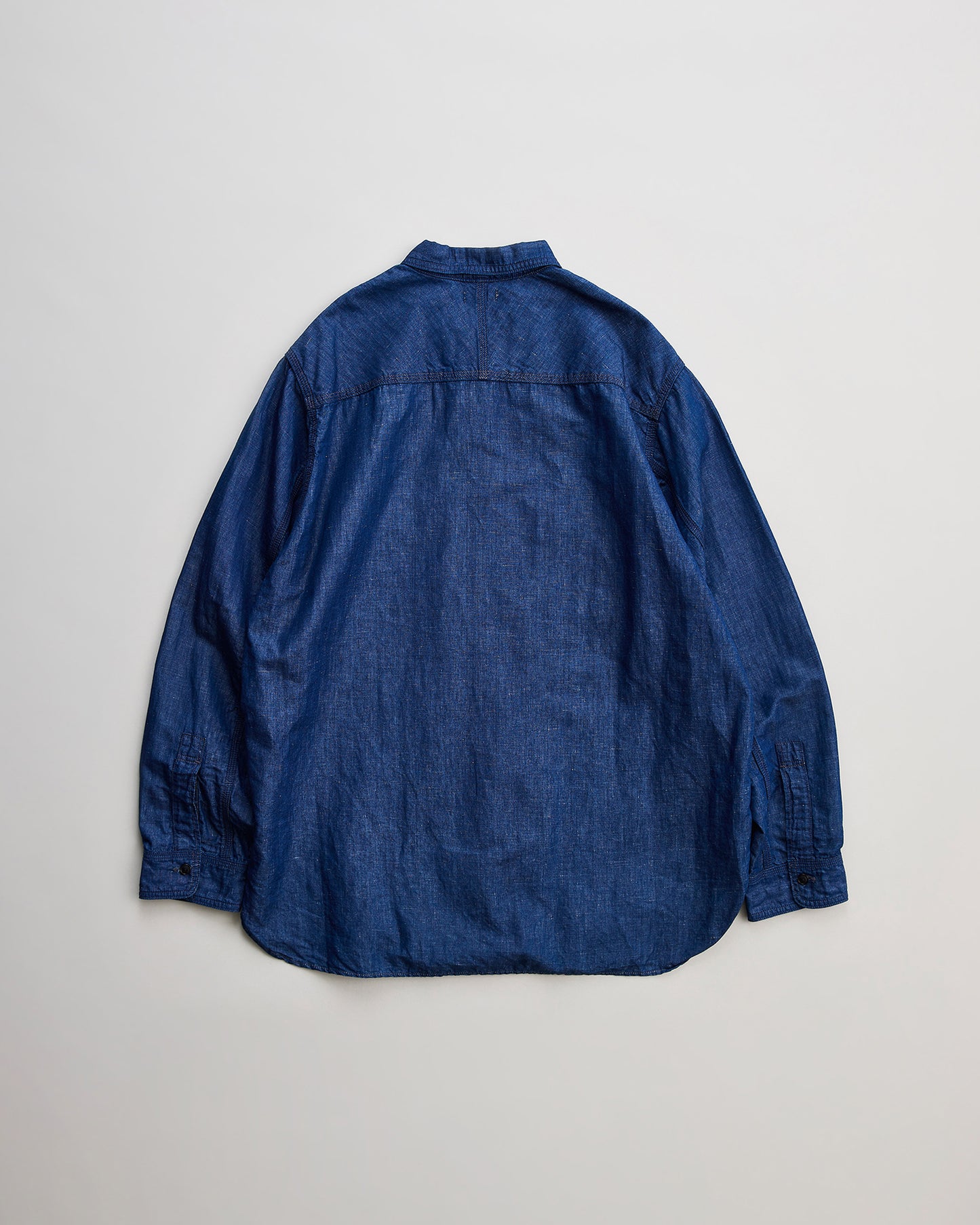 NICENESS　ナイスネス　CHAMBRAY WORK SHIRT MOLINA　シャンブレーワークシャツ　INDIGO 背面