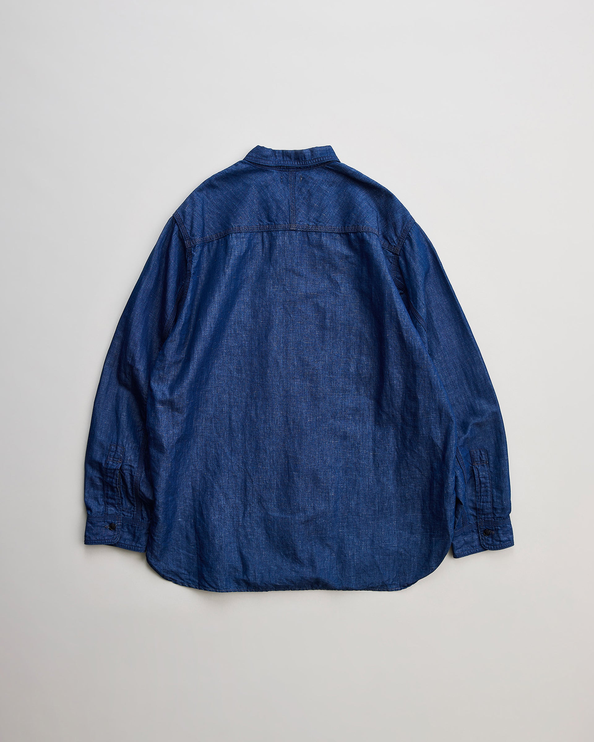 NICENESS　ナイスネス　CHAMBRAY WORK SHIRT MOLINA　シャンブレーワークシャツ　INDIGO 背面