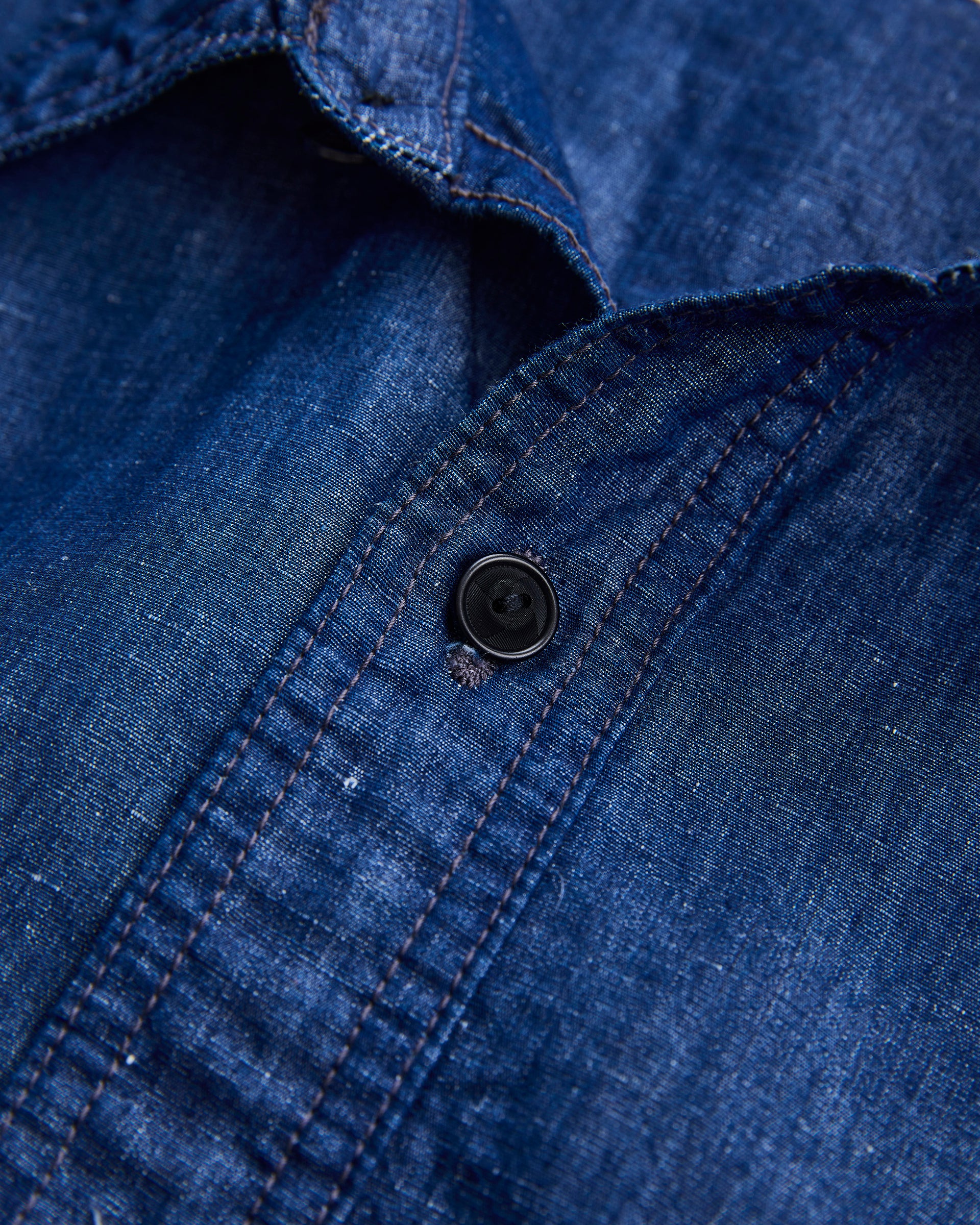 NICENESS　ナイスネス　CHAMBRAY WORK SHIRT MOLINA　シャンブレーワークシャツ　ボタン　パーツ