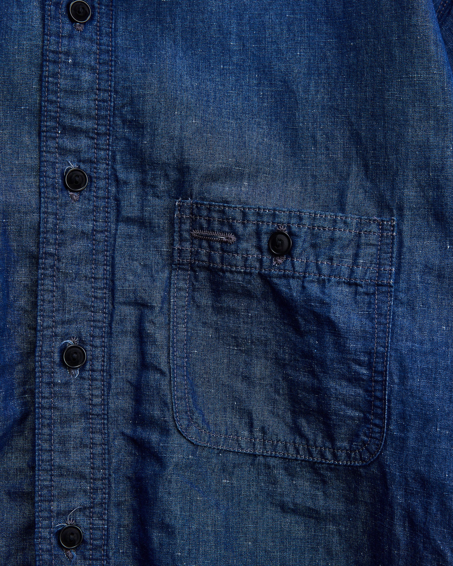 NICENESS　ナイスネス　CHAMBRAY WORK SHIRT MOLINA　シャンブレーワークシャツ　ポケット　デザイン
