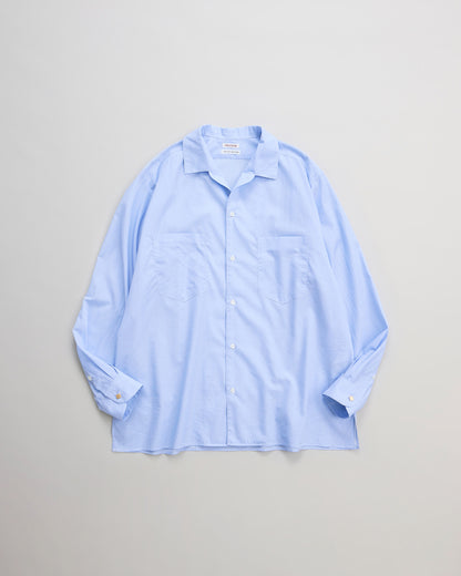 NICENESS　ナイスネス　DEAD STOCK LIGHT BLUE PATTERN DRESS SHIRT  ROMEO　デットストック　シャツ