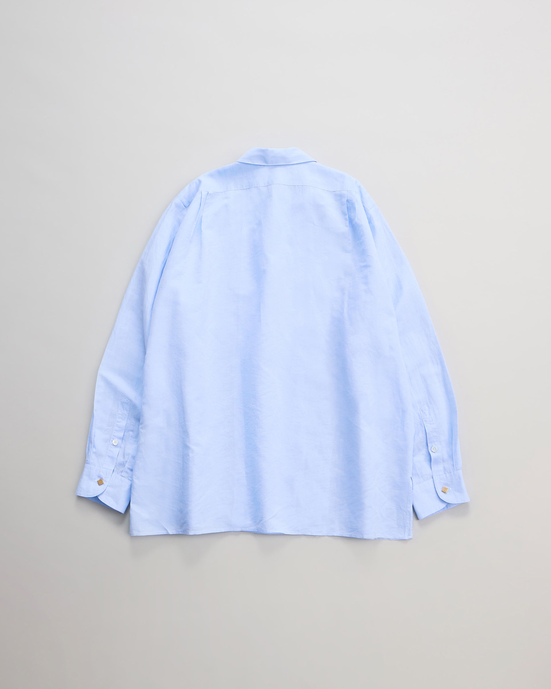 ナイスネス　シャツ　背面　ブルー