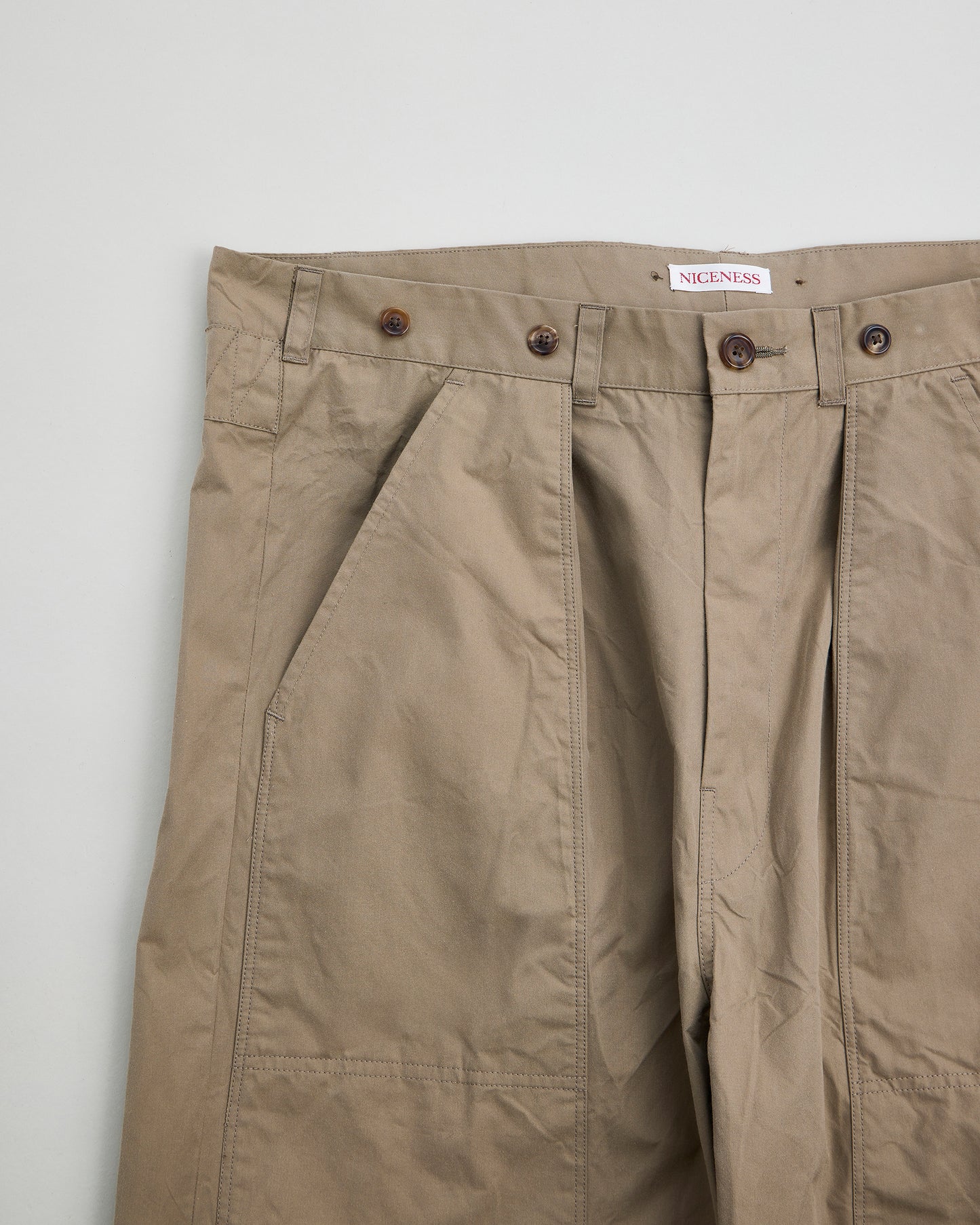 NICENESS ナイスネス　ポケット部分　ディテール