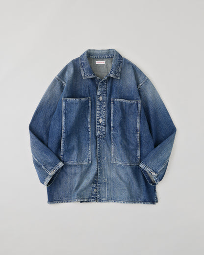 NICENESS　DISTRESSED DENIM JACKET  I.COXON
