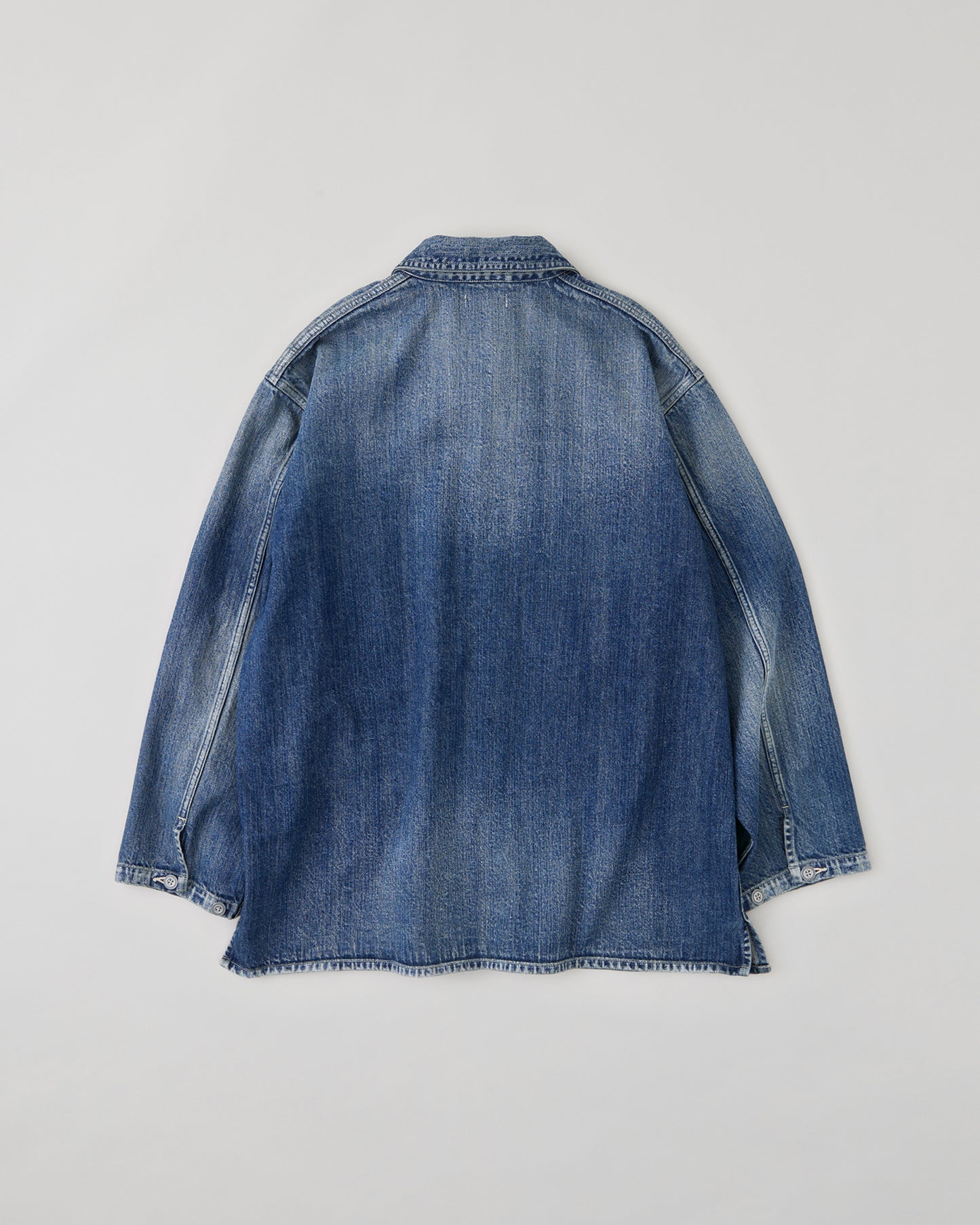 NICENESS　DISTRESSED DENIM JACKET  I.COXON