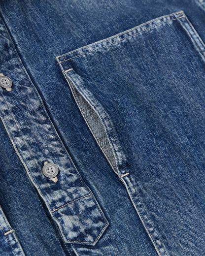 NICENESS　DISTRESSED DENIM JACKET  I.COXON