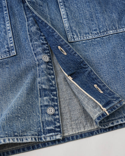 NICENESS　DISTRESSED DENIM JACKET  I.COXON