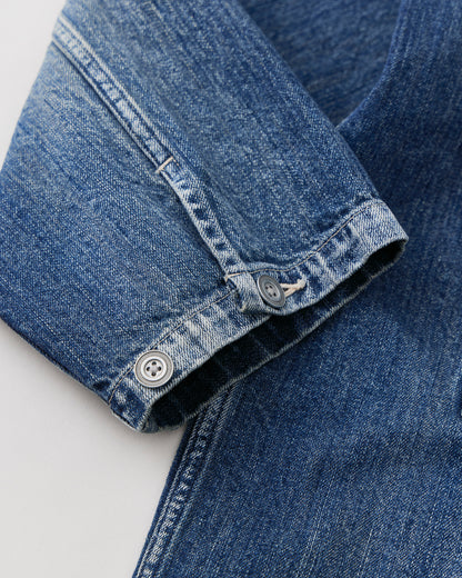 NICENESS　DISTRESSED DENIM JACKET  I.COXON