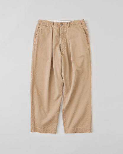NICENESS　DISTRESSED RESIZED CHINO TROUSERS  ALBARN