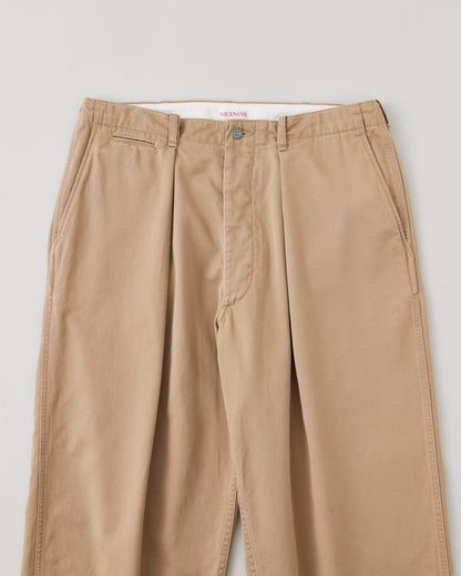 NICENESS　DISTRESSED RESIZED CHINO TROUSERS  ALBARN