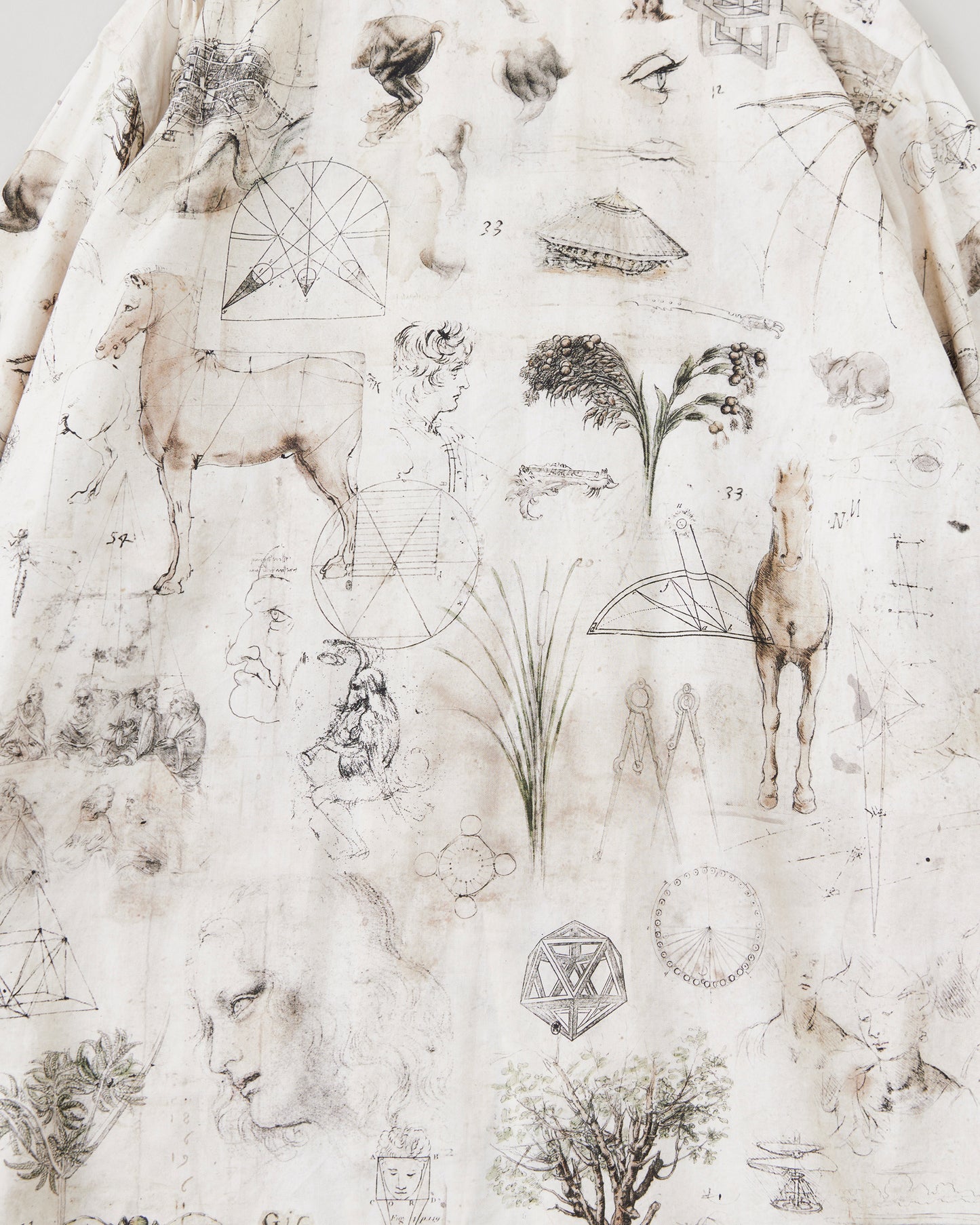 NICENESS　PRINTED NARROW COLLAR SHIRT JACKET  V.CHAD