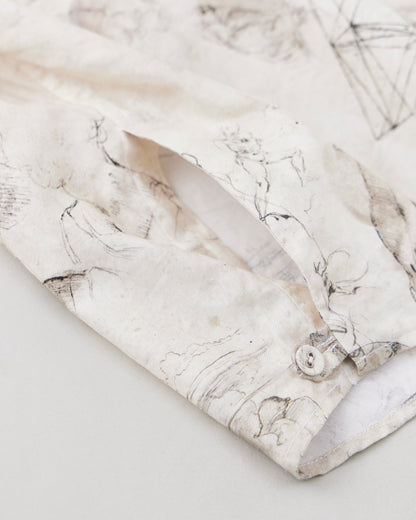 NICENESS　PRINTED NARROW COLLAR SHIRT JACKET  V.CHAD