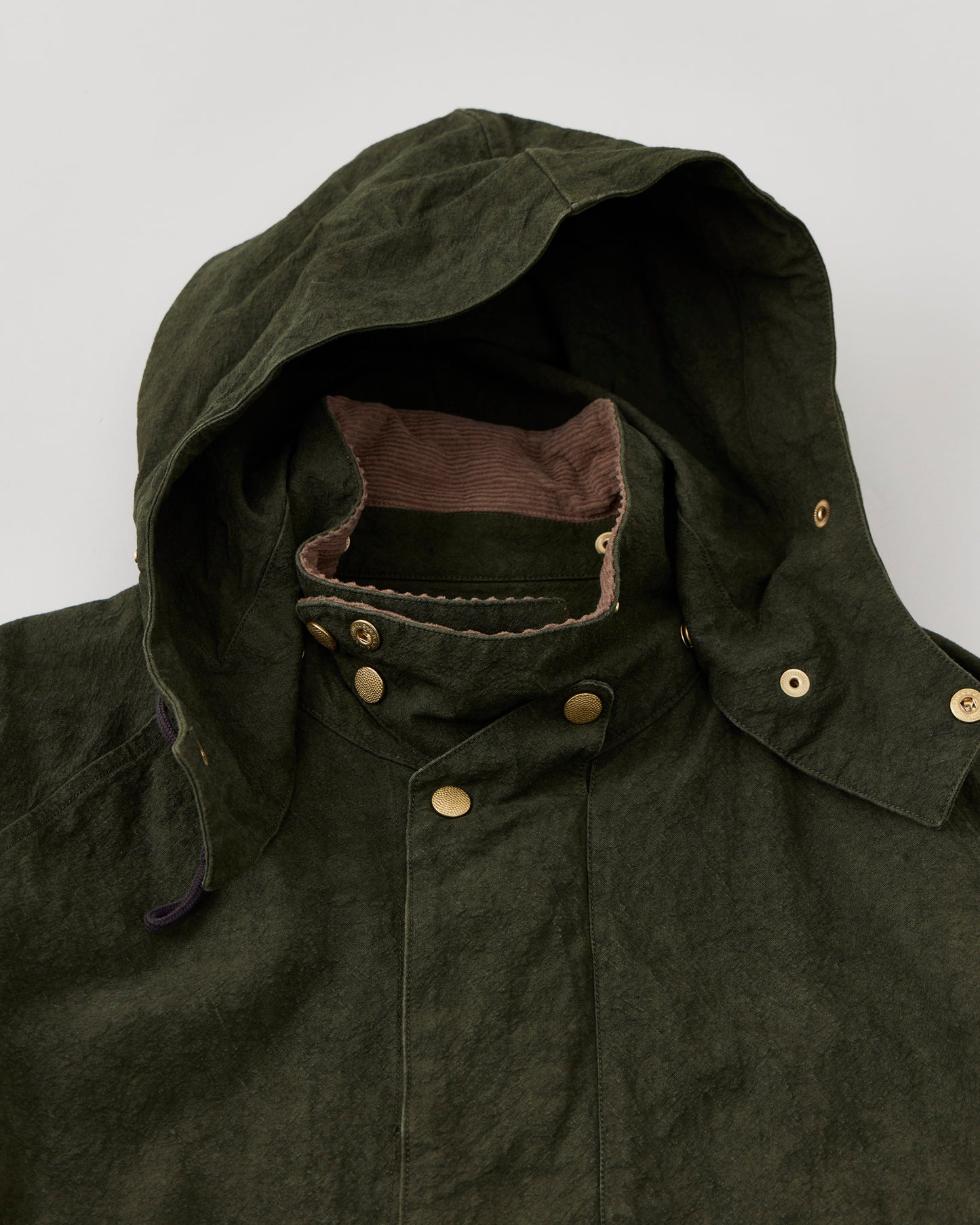 ハンティングジャケット　襟部分