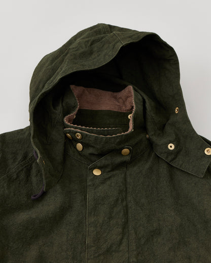 ハンティングジャケット　襟部分