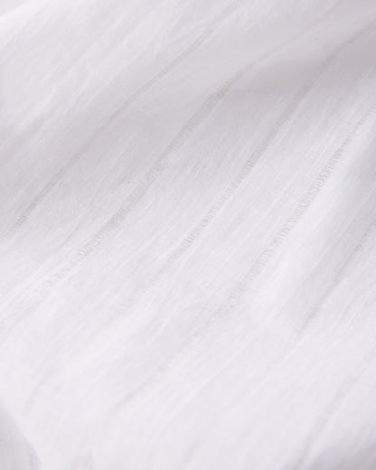 NICENESS　OPEN COLLAR SHIRT - PULL STRIPE KHADI  D.CASTELINO