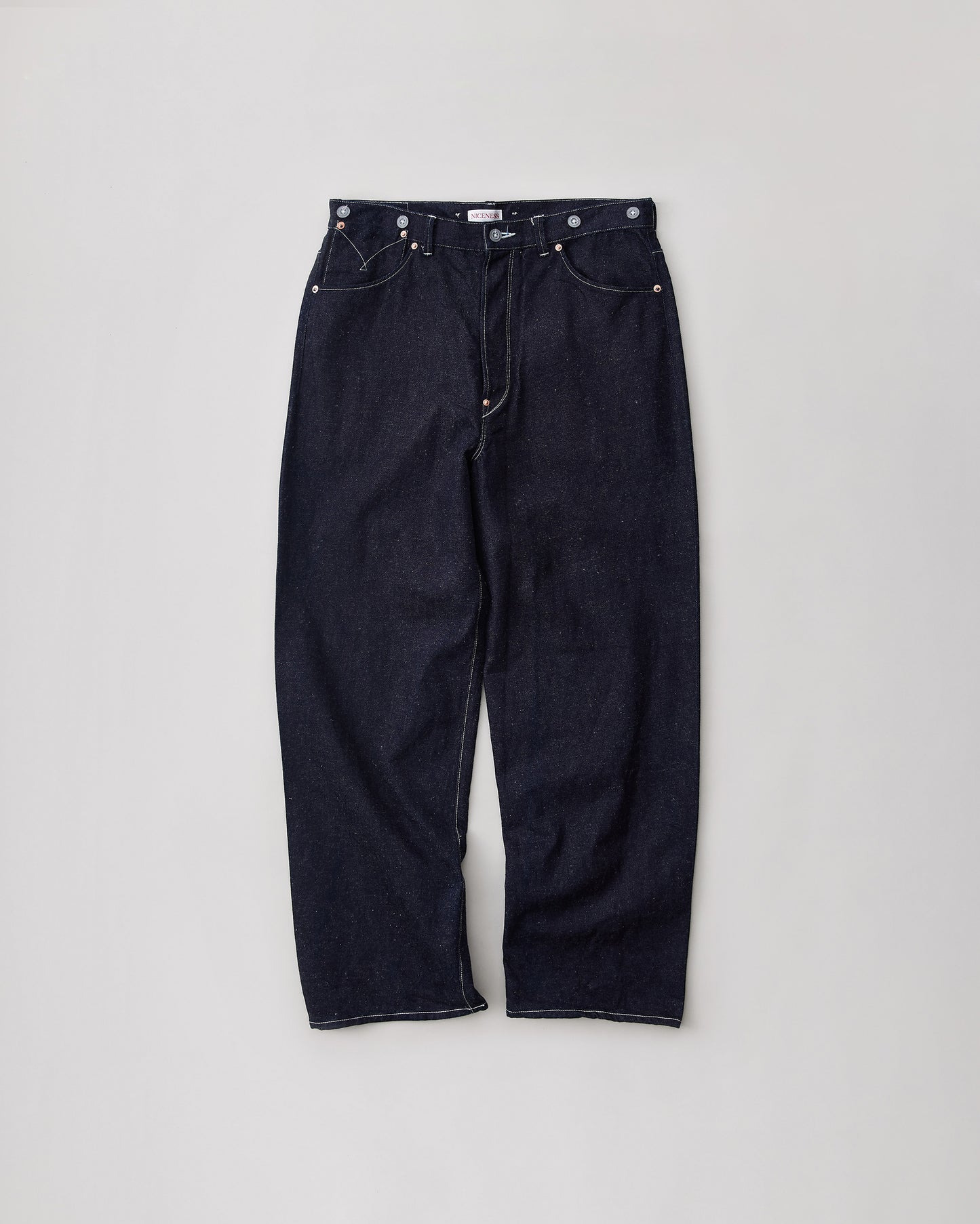 NICENESS　 DENIM TROUSERS  H.ASHETON