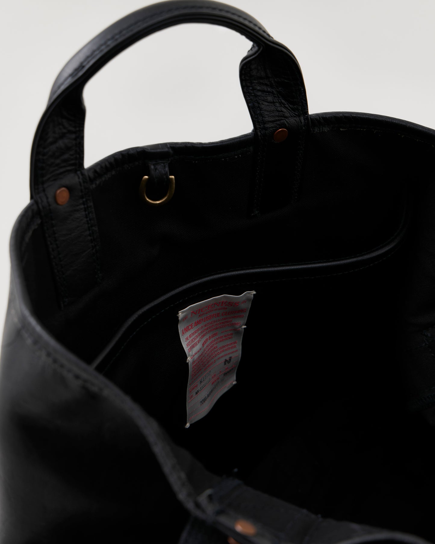 NICENESS　HORSE LEATHER SHOULDER STRAP BAG  H.LEDZ