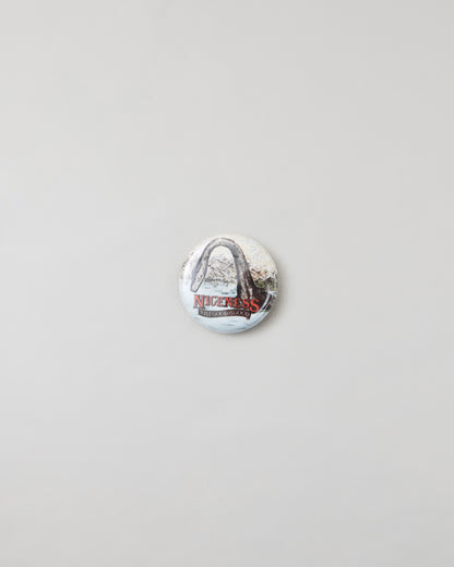 NICENESS　SET OF 4 ALUMINUM BADGES  BIRTHDAY