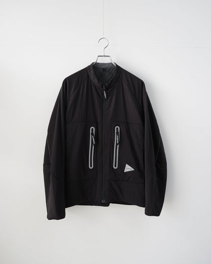 and wander　alpha AIR collarless jacket