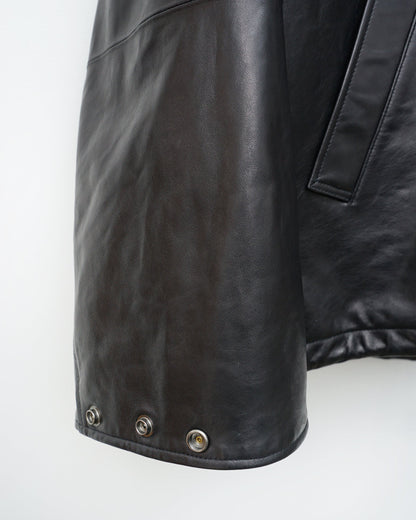 レザージャケット ディテール 袖口