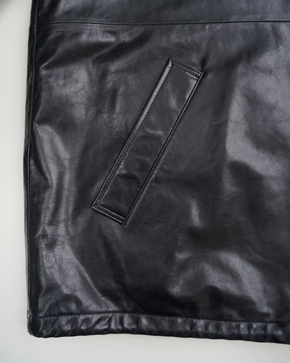 レザージャケット ディテール ポケット