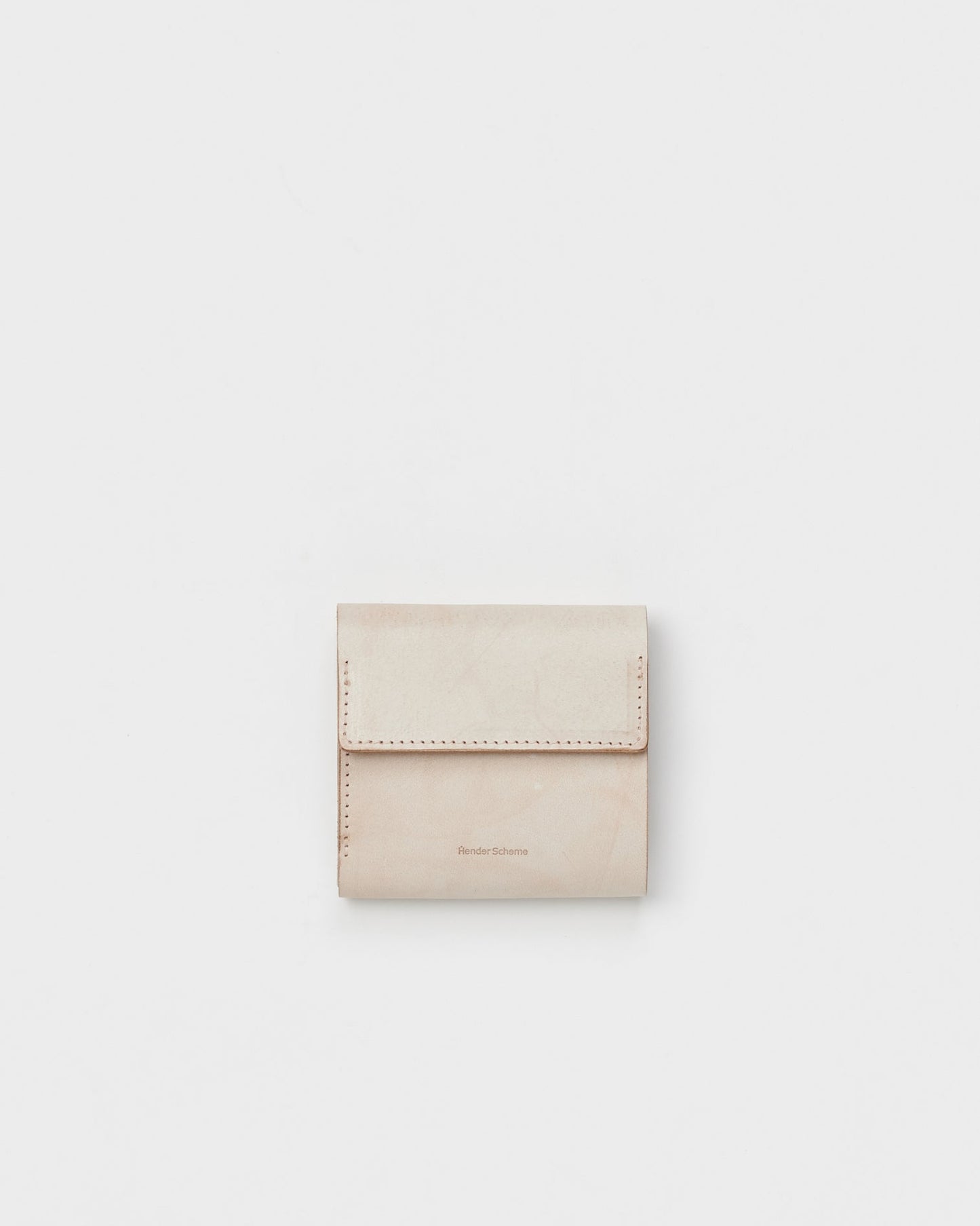 Hender Scheme　エンダースキーマ　clasp wallet 財布　アイボリー　正面