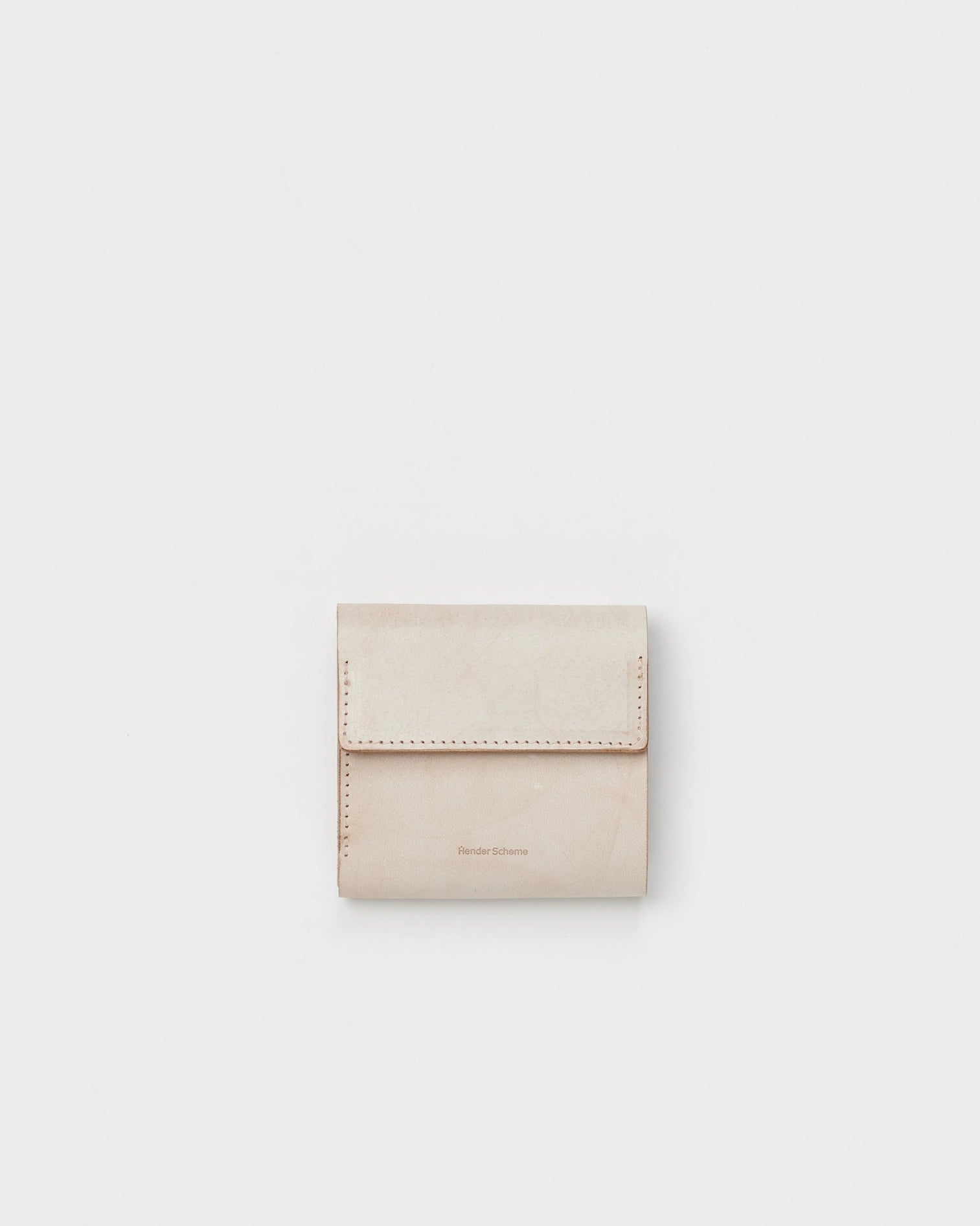Hender Scheme　エンダースキーマ　clasp wallet 財布　アイボリー　正面