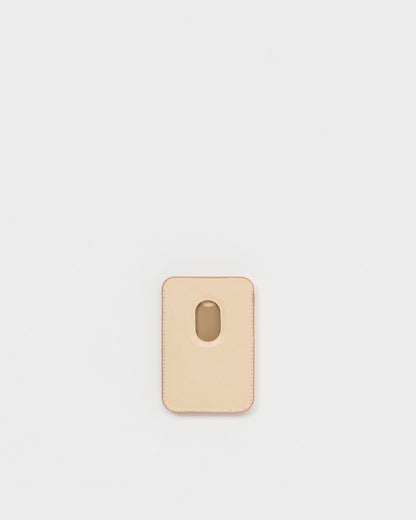 Hender Scheme エンダースキーマ magnet card case ナチュラル　背面