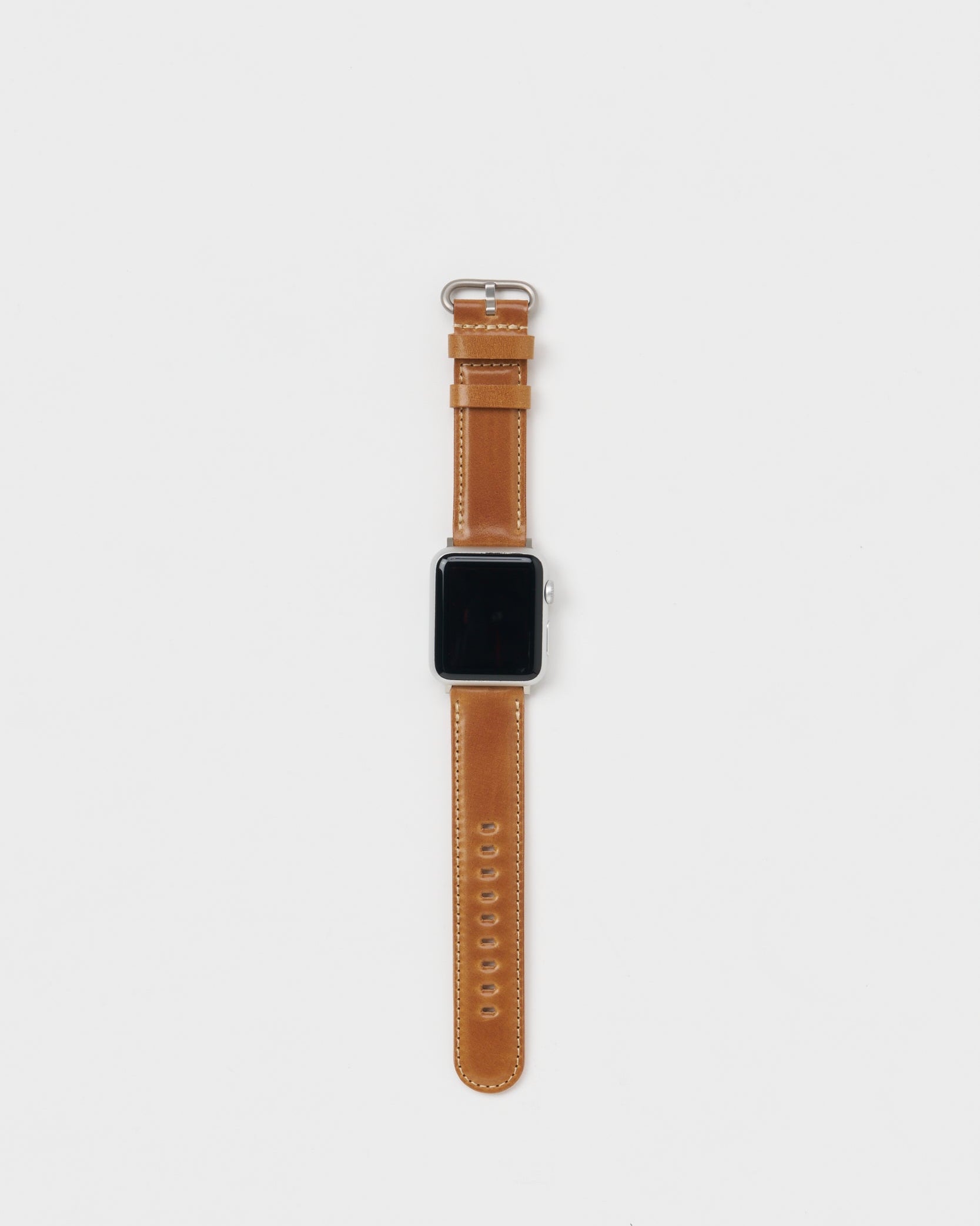 Hender Scheme  エンダースキーマ　smart watch band cordovan　コードバン　スマートウォッチバンド　ベルト　ナチュラル　全体
